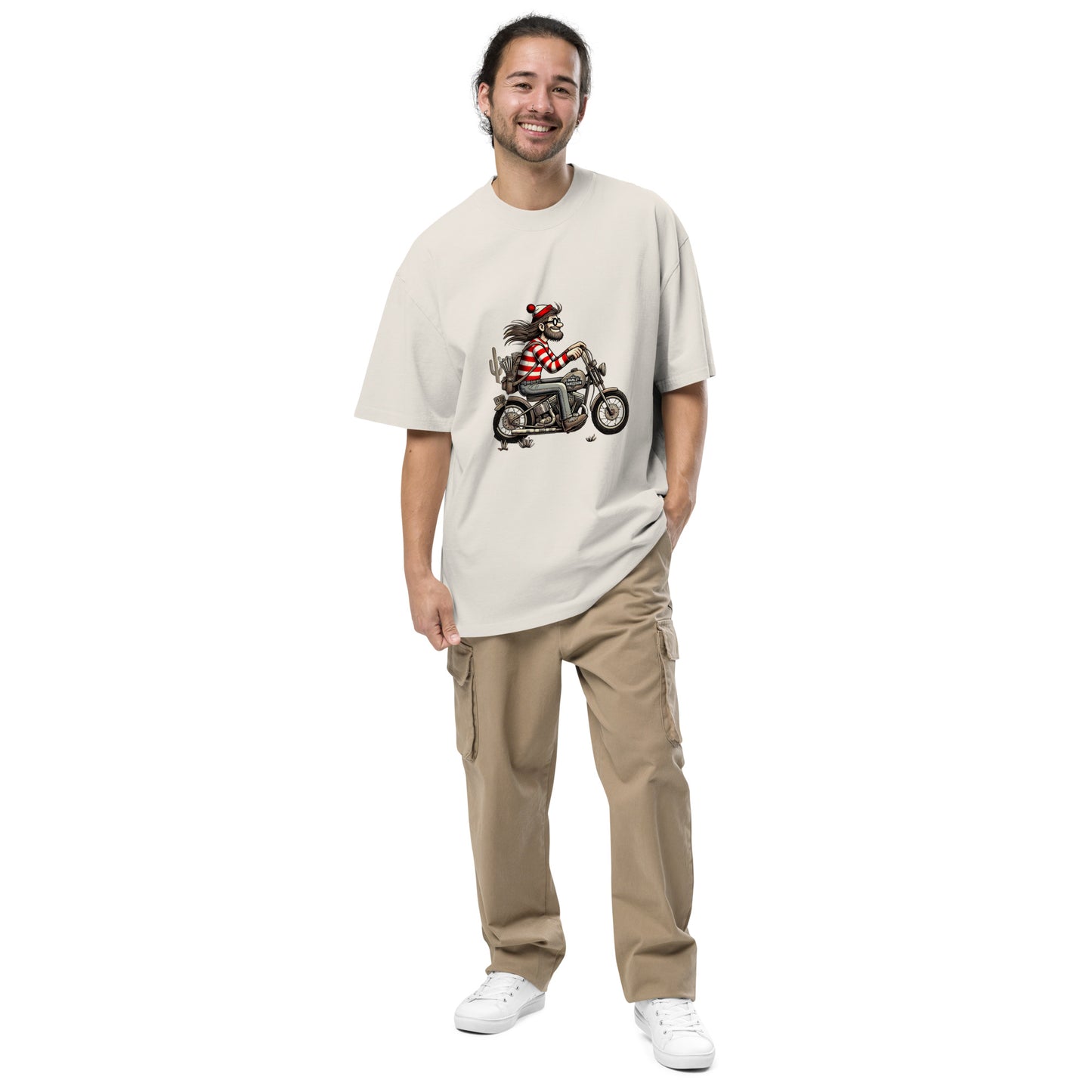 Wild Waldo Oversized faded t-shirt