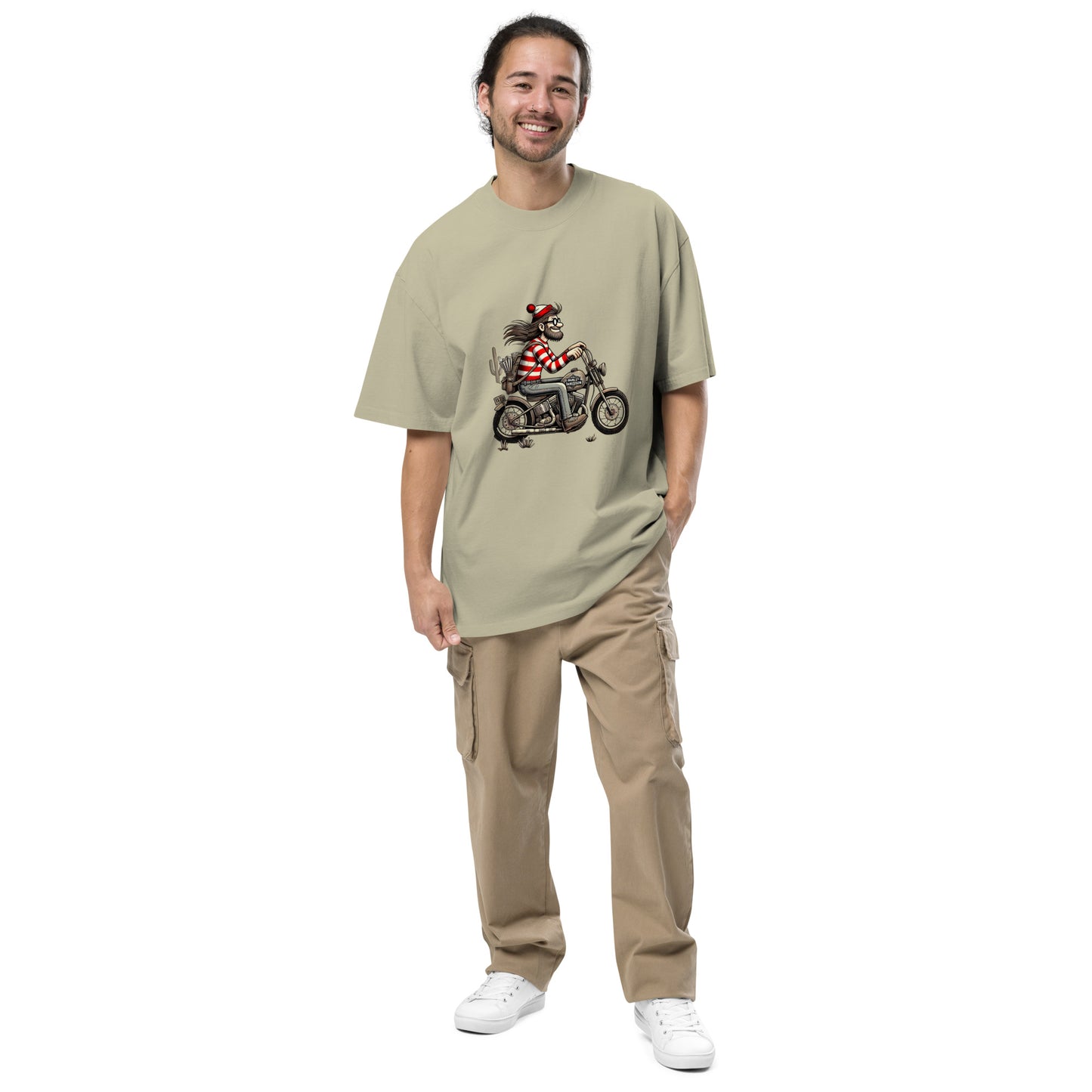 Wild Waldo Oversized faded t-shirt